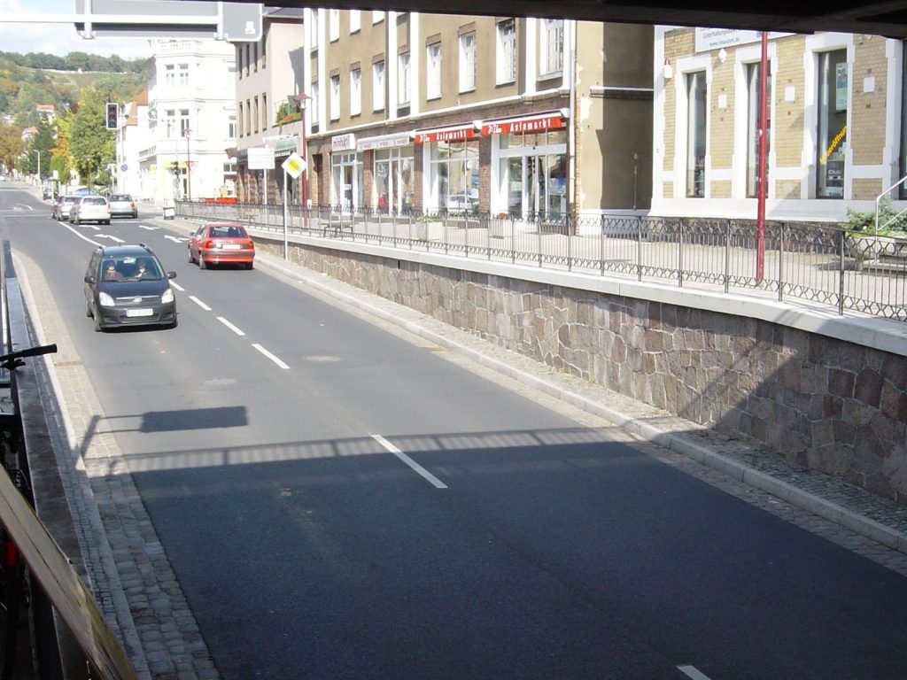 Stützmauern im Zuge der Bahnhofstraße in Radebeul DLS Ingenieure